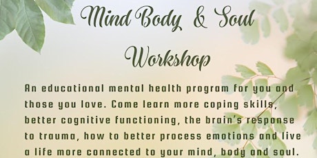 Understanding the Mind, Body, & Soul