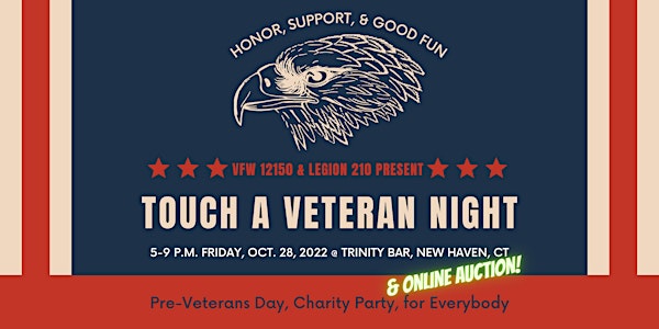 Touch A Veteran Night: Charity Fundraiser Benefiting New Haven Veterans