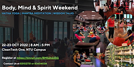 Body, Mind, and Spirit Weekend: Yoga and Meditation retreat in Singapore