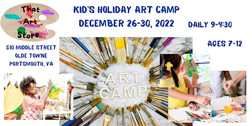 Kid's Holiday Art Camp