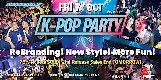 [75% Sold] Monthly Melbourne  K-Pop Party [Brand New Style | Selling Fast]