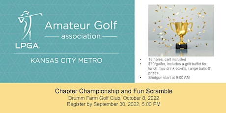 2022 Chapter Championship and Fun Scramble primary image