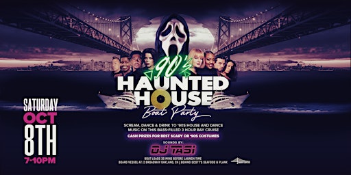 90s Haunted House Cruise Boat Party!  Dance, drink, eat, and party!