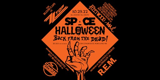 SPACE Halloween with ZZ Top, Fleetwood Mac, The Strokes, and R.E.M.