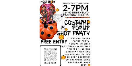 Halloween Popup Party (Youth vendors needed)