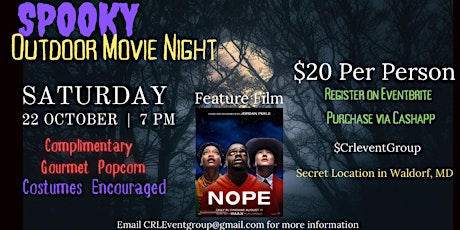 Spooky  Outdoor Movie Night