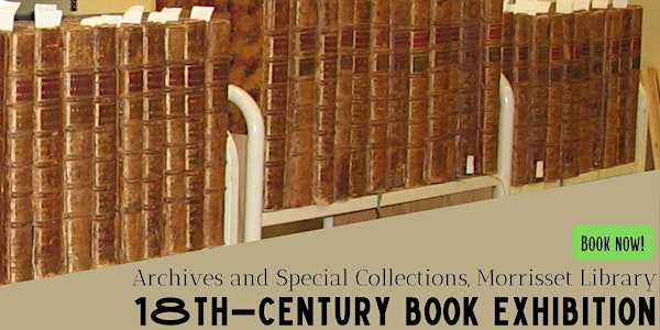 18th-Century book exhibition at Archives and Special Collections