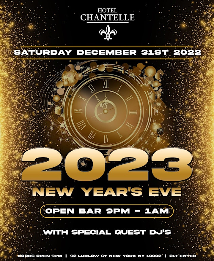 Hotel Chantelle New Year's Eve 2023 image