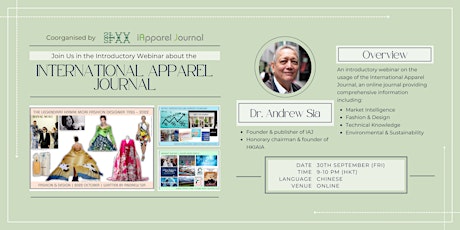 Introductory Webinar about the International Apparel Journal