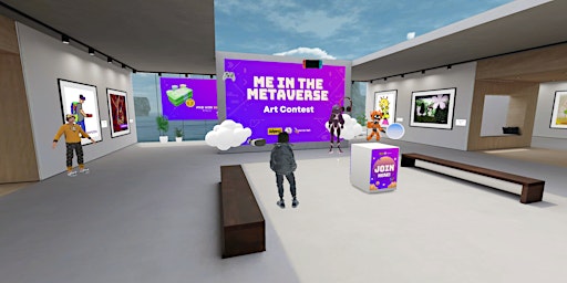 View Submissions for "Me in the Metaverse" Art Contest in Virtual Gallery