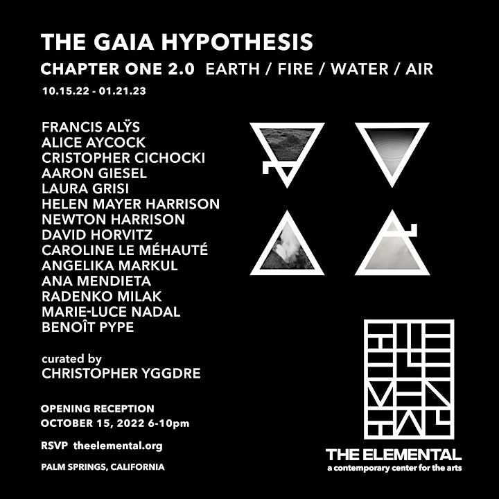 Opening Reception October 15 - The Gaia Hypothesis: Chapter One 2.0 image