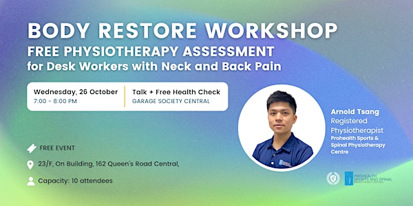 Body Restore Workshop: Free Physiotherapy Assessment