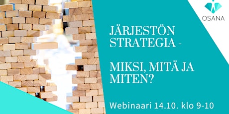 Järjestön strategia - Miksi, mitä ja miten? primary image