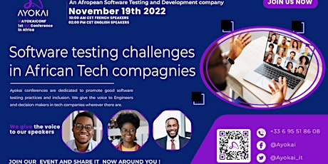 Ayokaiconf : Software testing challenges in African Tech companies.