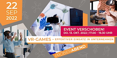Probierabend: Virtual Reality Games - effektiver Einsatz in Unternehmen