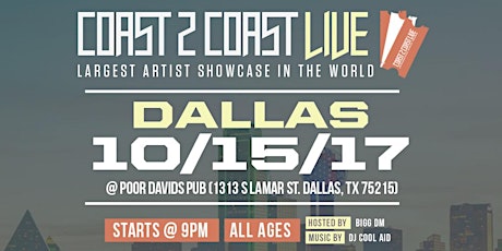 Coast 2 Coast LIVE | Dallas All Ages Edition 10/15/17 primary image