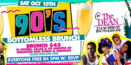 90s Bottomless Brunch + Day Party reloaded primary image