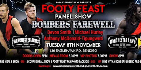 Bombers Farewell Footy Show