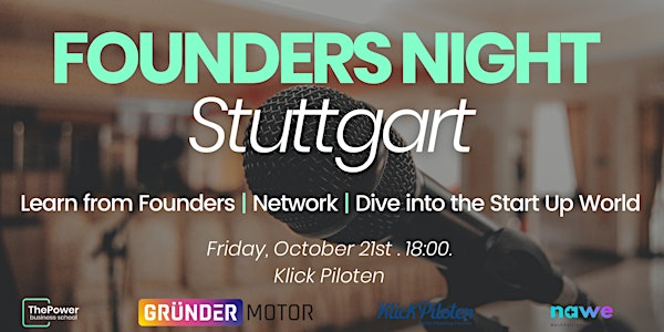 Founders Night -  STUTTGART -   October 2022
