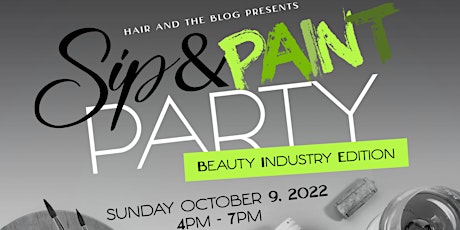 Sip & Paint Party Beauty Industry Edition