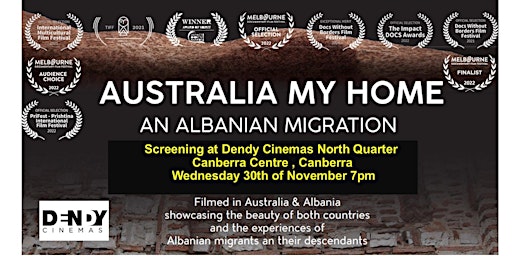 Australia My Home An Albanian Migration      CANBERRA  SCREENING