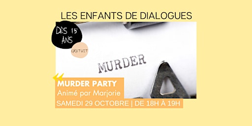 LA SEMAINE DE LA PEUR : Murder Party