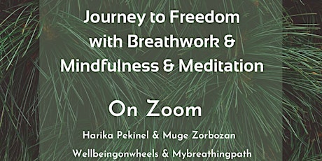 Journey to Freedom  with Breathwork  & Mindfulness & Meditation -Zoom Event