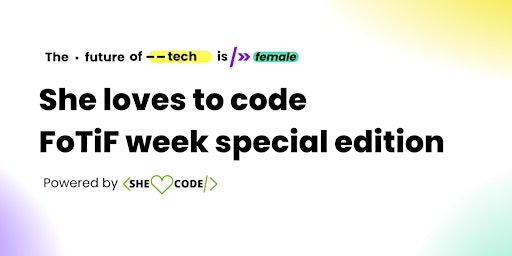 She loves to code - FoTiF week special edition