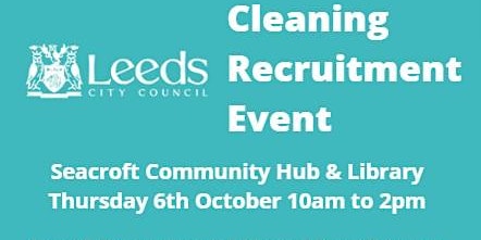 Leeds City Council Cleaning Vacancies Jobfair