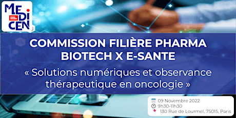 Commission croisée filières biotech x e-santé