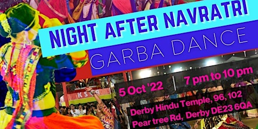 Night After Navratri - Garba in Derby