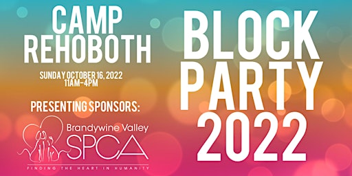 CAMP Rehoboth Block Party 2022 Vendor Registration