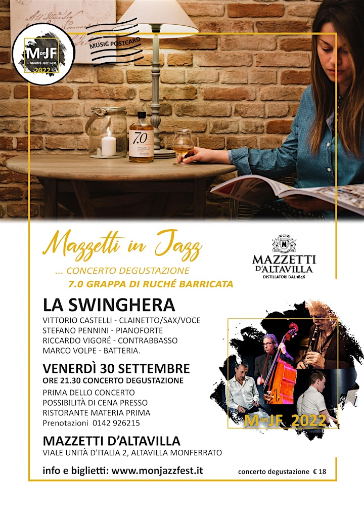Immagine MonJF 2022 _ Mazzetti in Jazz: La Swinghera. Concerto degustazione 7.0