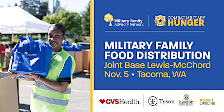 Joint Base Lewis-McChord Area Military Family Drive-Thru Food Distribution