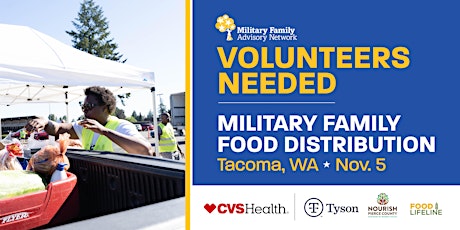 Joint Base Lewis-McChord Military Family Food Distribution Volunteers