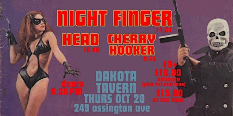 Night Finger with Head & Cherry Hooker