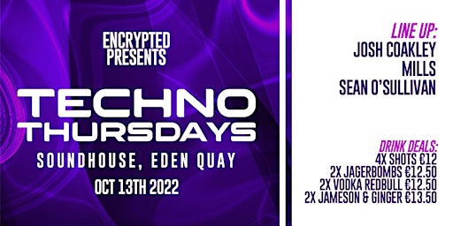 Encrypted: Techno Thursday Launch Party