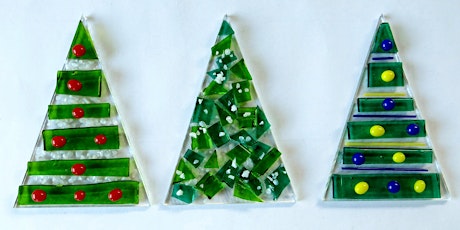 Fused Glass Christmas Decoration workshop Fundraiser with Pam Goodison