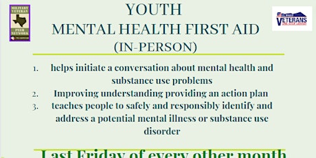 MVPN: Youth MHFA (Mental Health First Aid)
