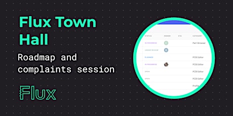 Flux Town Hall - Feature roadmap and complaints session