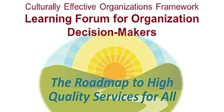 Culturally Effective Organizations Framework Learning Forum for Organization Decision-Makers primary image