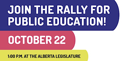 Stand for Education Rally October 22, 2022 - Rocky View Transportation