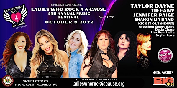 5th Annual Ladies Who Rock 4 a Cause Music Festival