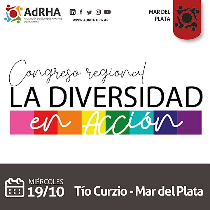 Imagen de Congreso ADRHA Mar del Plata | La diversidad en ac