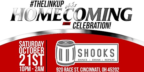 #thelinkup : UC Homecoming Celebration @ Shooks! primary image