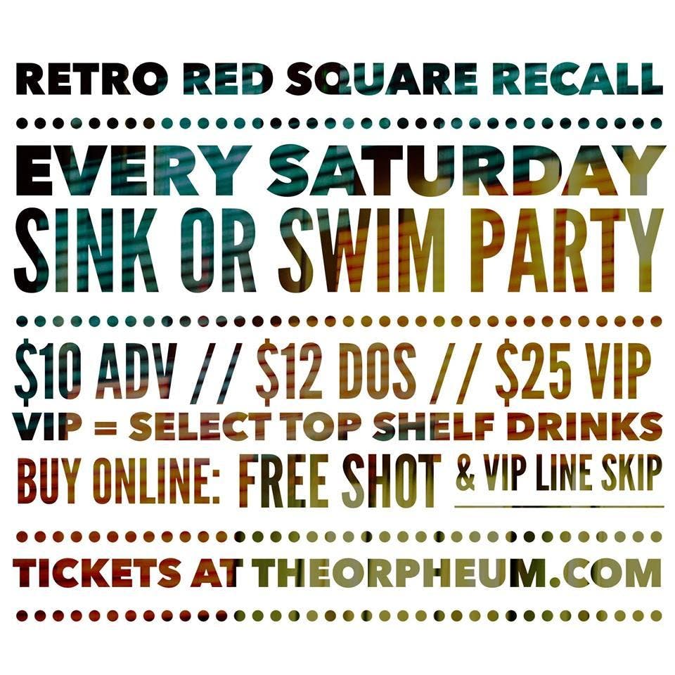 Retro Red Square Recall