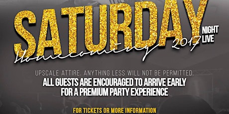 Saturday Night Live "UAPB HC Alumni Afterparty" primary image
