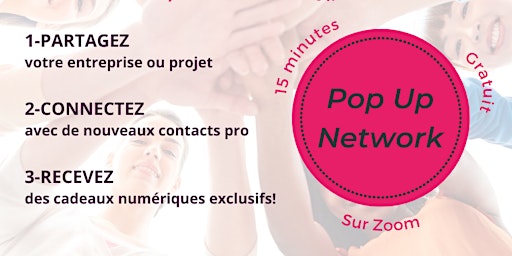 Popup Network | Réseautage Express GRATUIT pour femmes francophones