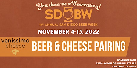 SD Beer Week 22': Beer and Cheese Pairing