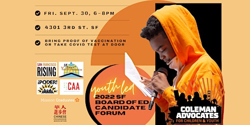 2022 Youth-Led Board of Education Candidates Forum